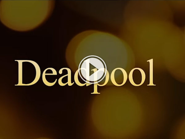 Deapool staring Ryan Reynolds and Morena Baccarin out on Valentines Day