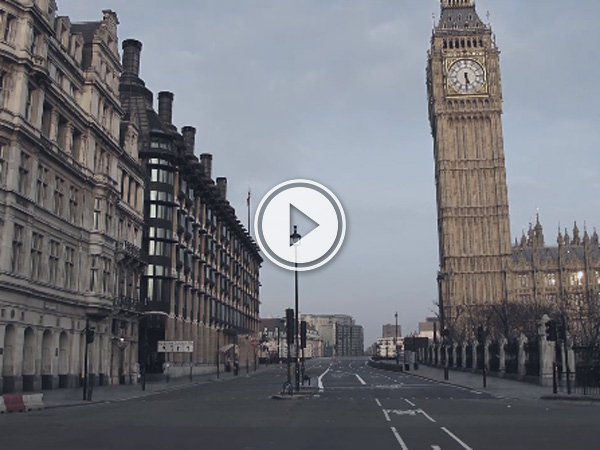 Film on the streets of London in 2010 with the help of Photoshop and a very early morning.