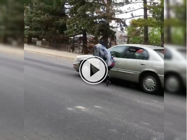 This skateboarding due almost gets taken out by a car! (Video)