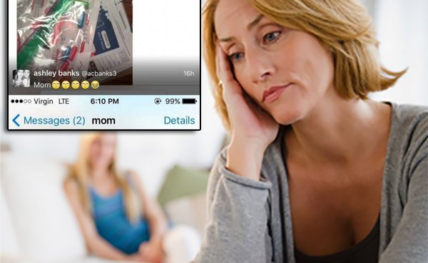 It was when mom found out drug like pills in the daughter's closet