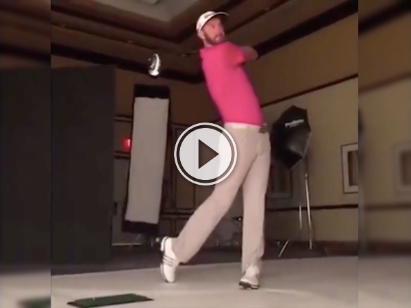 Paulina Gretzky's golfer fiancee's got one hell of a swing! (Video)