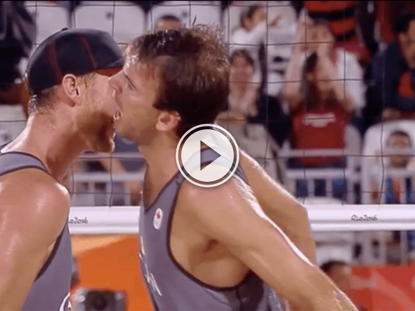 They win the match, but lose at the chest bump. Call it even? (Video)