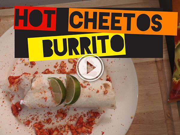 Drunk Eats - Hot Cheetos Burrito