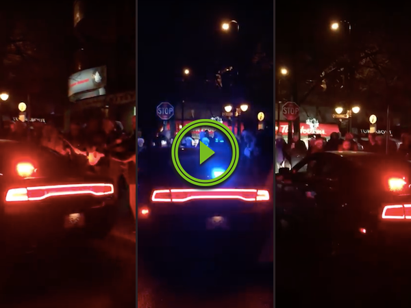 Holiday revellers serenade a cop with 'Police Navidad' (Video)
