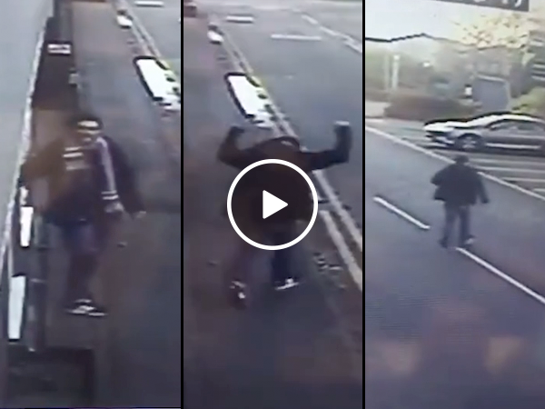 Camera catches heartwarming moment homeless man lands job (Video)