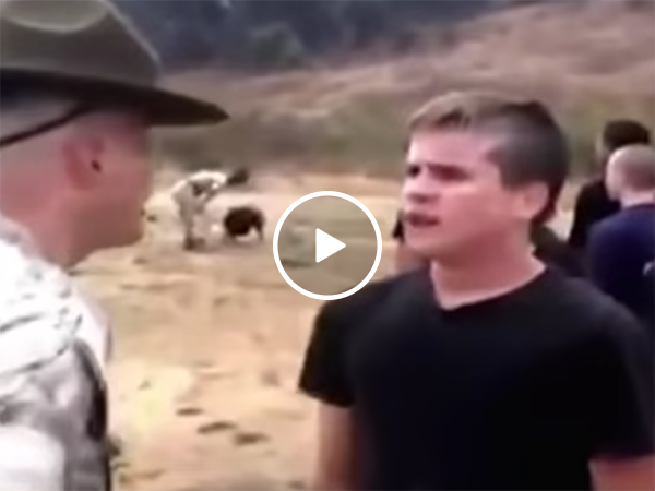 Drill Sergeant starts the Shooting Star meme (Video)