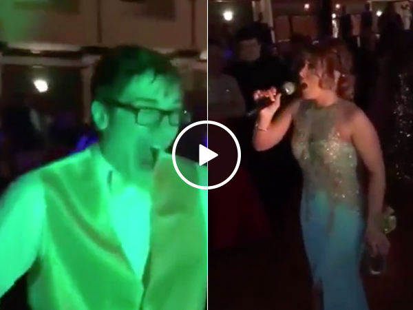 Girl calls out cheating boyfriend in front of entire Prom (Video)