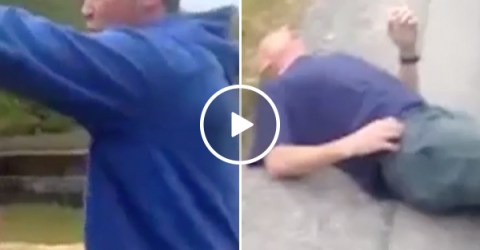 Son punches mother's boyfriend
