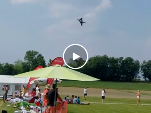 Man's $35,000 RC plane crashes and goes up in flames (Video)
