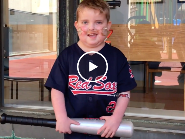 Little boy finds out he's going home after 188 days in hospital.