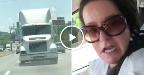 Guy finds perfect moment to scare the sh!t out of his sleeping mom (Video)