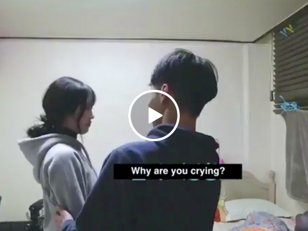 Cute girl attempts to troll boyfriend, gets fantastically adorable response (Video)