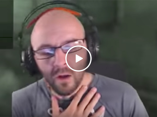 Daughter scares her dad playing video games