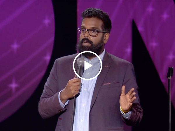 Comedian gives funny explanation for using Facebook