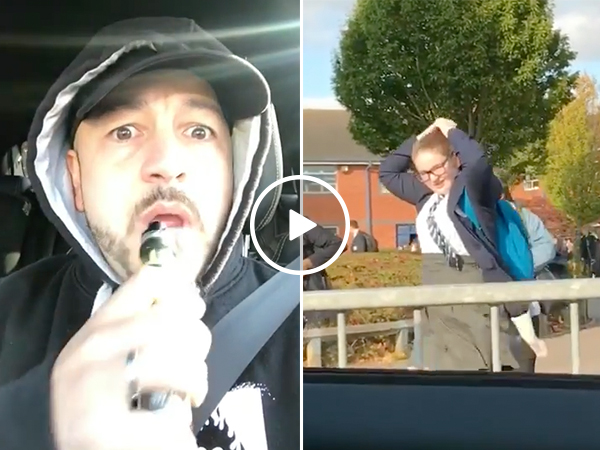Embarrassing your kids comes with being a father (Video)