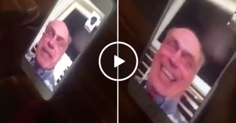 Grandpa Picks Up Call From Wrong Number On iPhone