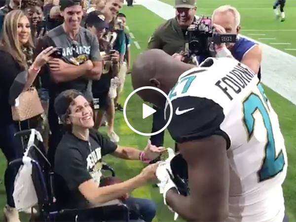 Leonard Fournette Gives Fan His Cleats | NFL Player Act of Good