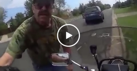 Drivers Almost Get In A Wreck and Reconcile With Each Other