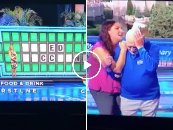 Old Man Barely Loses Final Spin On Wheel of Fortune
