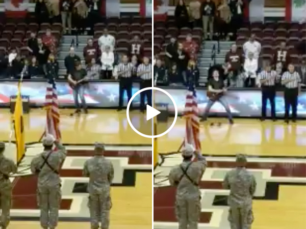 National Anthem performance by Electric Guitarist