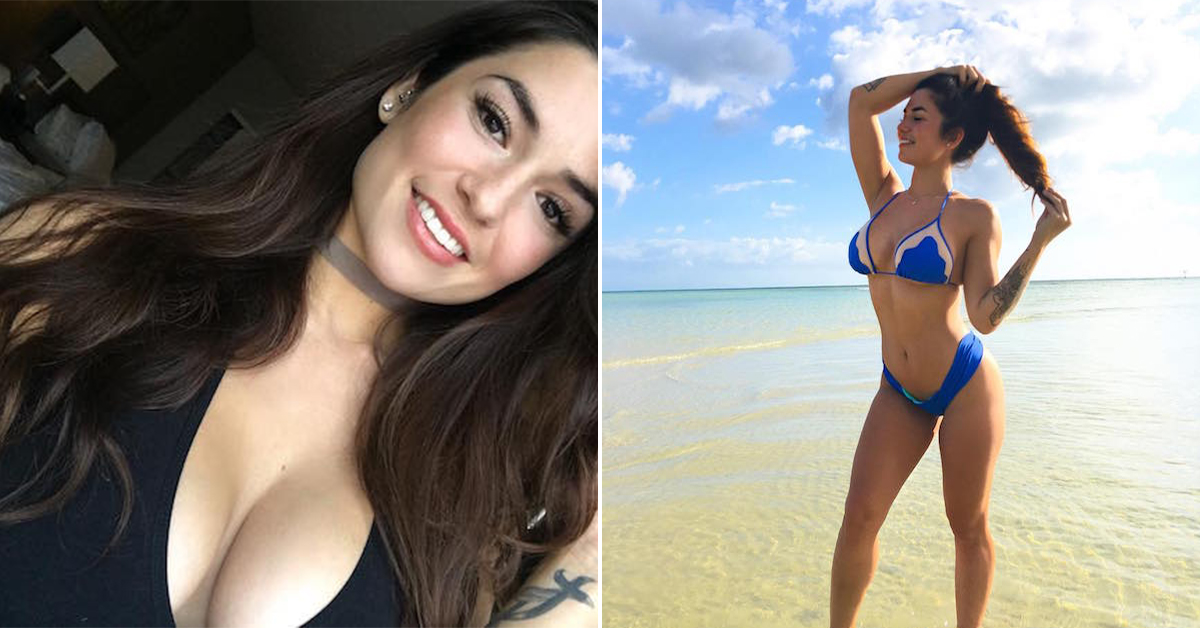 Have no fear, the beautiful Luciana Del Mar is here