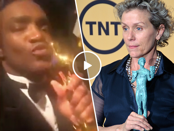 Idiot films himself stealing an Oscar, gets arrested (Video)