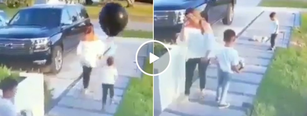 Kid Pops Gender Reveal Balloon Ruins Everything