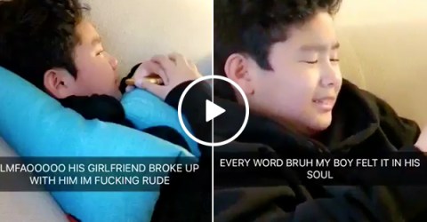 Big brother records little brother's "heartbreak," is definition of big brother (Video)