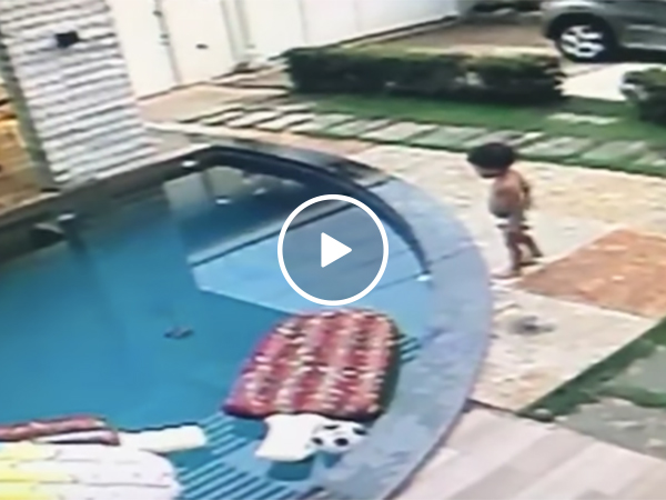 Kid Saves A Drowning Baby From A Pool