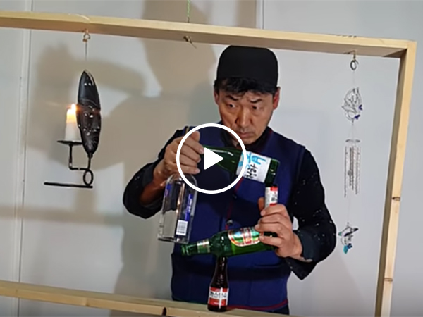 Guy juggles Bottles, Cans, Wood, Planks, and Much More