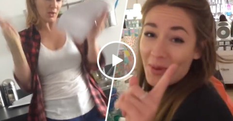 Jumpy Jess is probably the phone company's best customer (Video)