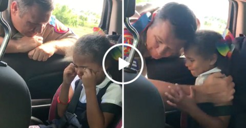 Mother grateful for officer's kind lesson about stealing to daughter
