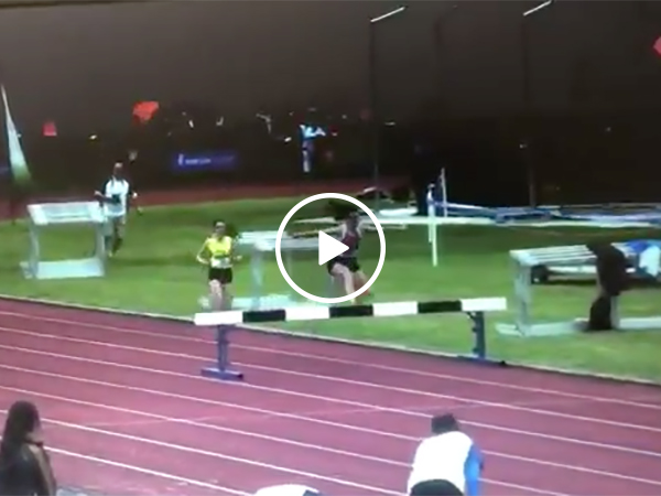 Steeplechase Racer Overcomes A Fall To Win The Gold Medal