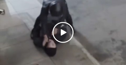 Karma comes in the shape of a brick during failed burglary attempt
