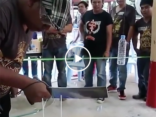 Knife Cutting Competitions in Asia are Sharp and Chaotic