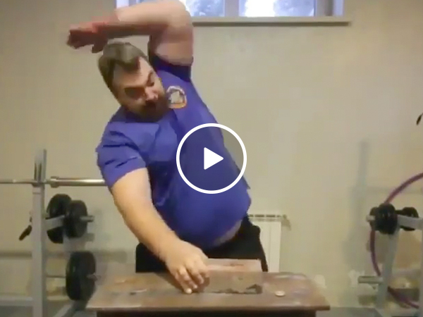 This guy's pretty lucky hand bones aren't important (Video)