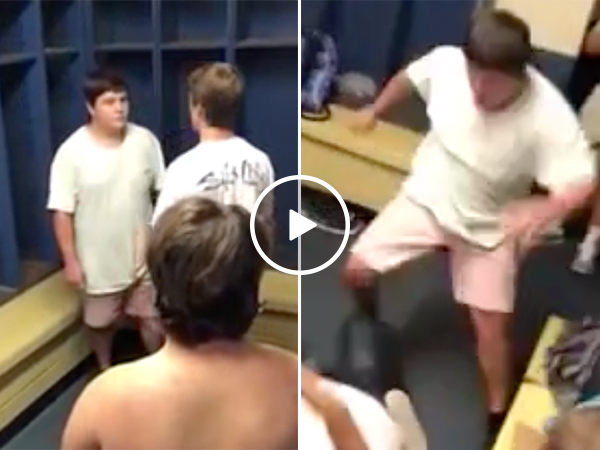 Bully takes a punch that'd make Goku blush (Video)