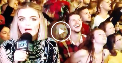 Couple celebrate NYE by banging on national television (Video)