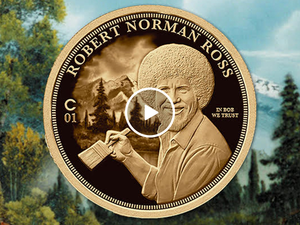 The making of history's first-ever Bob Ross Coin