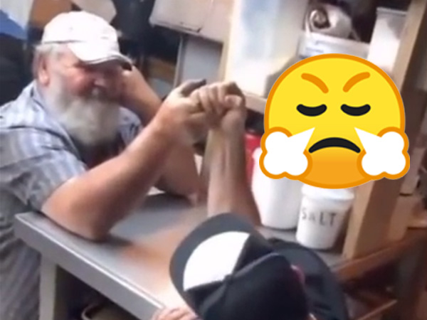 Dad strength remains undefeated (Video)